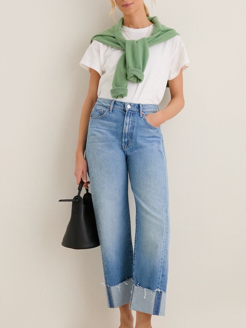 NWT! MOTHER half pipe ankle cuff fray - Picture 2 of 7